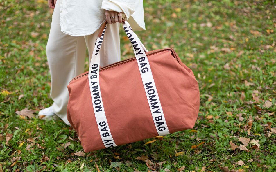 CHILDHOME SIGNATURE MOMMY BAG - TERRACOTTA
