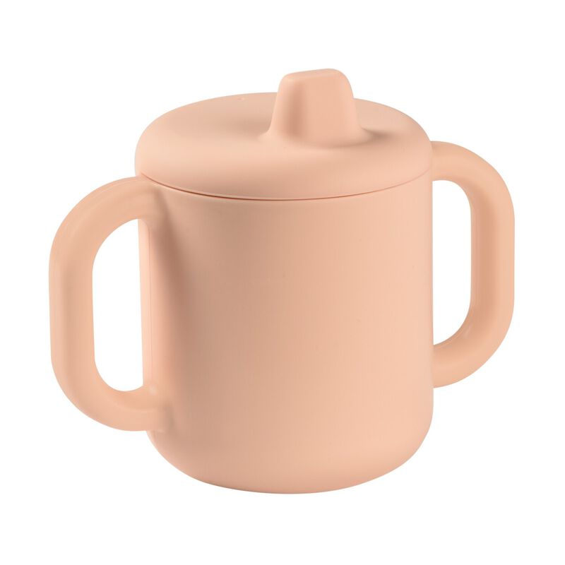Taza de aprendizaje de silicona pink
