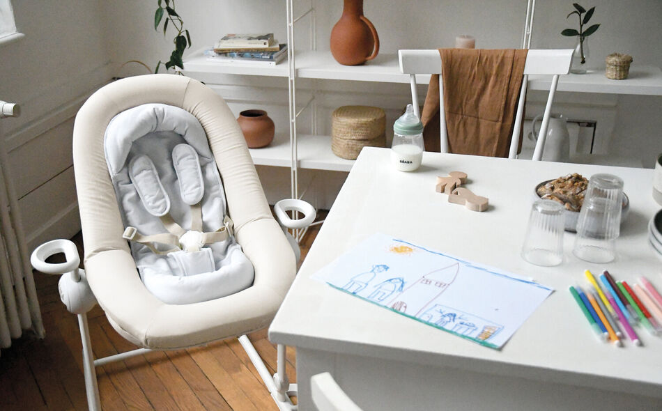 Up&Down Baby Bouncer Plus sea salt