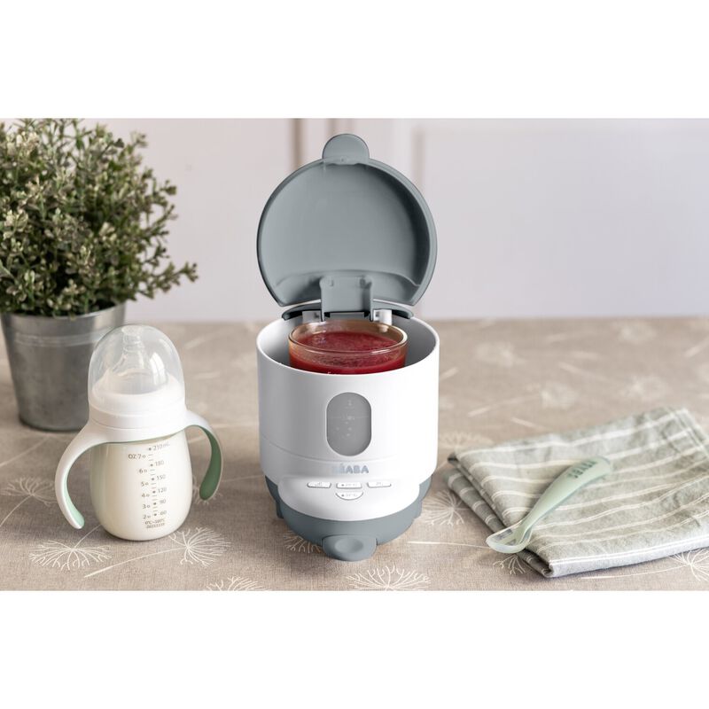 Scalda Biberon Elettrico B&eacute;aba Bib'Expresso - Preparazione Veloce Biberon E Pappe, Blu Notte