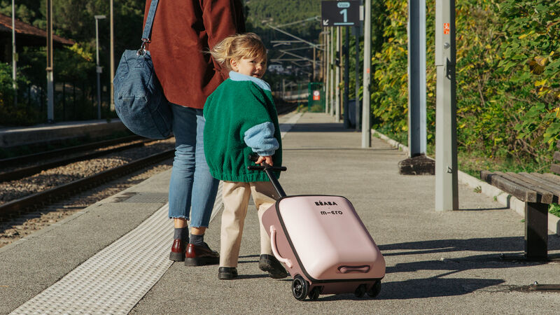 Valise avec assise de voyage Luggage Eazy  - Sorbet 
