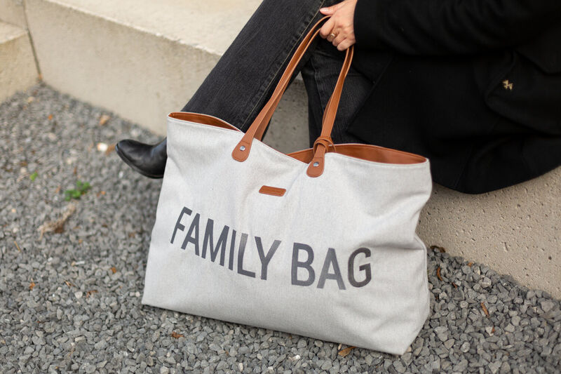 Nursery bag Family Bag Canvas grey