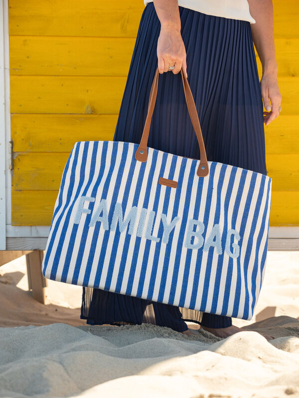 Family Bag - Righe Blu