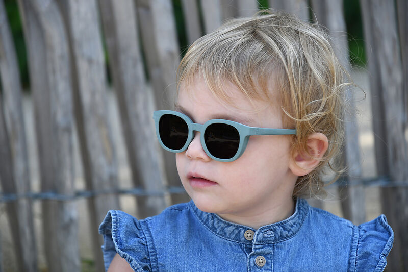Gafas de sol 2-4 a&ntilde;os SQUARE BRIGHT Verde ahumado 