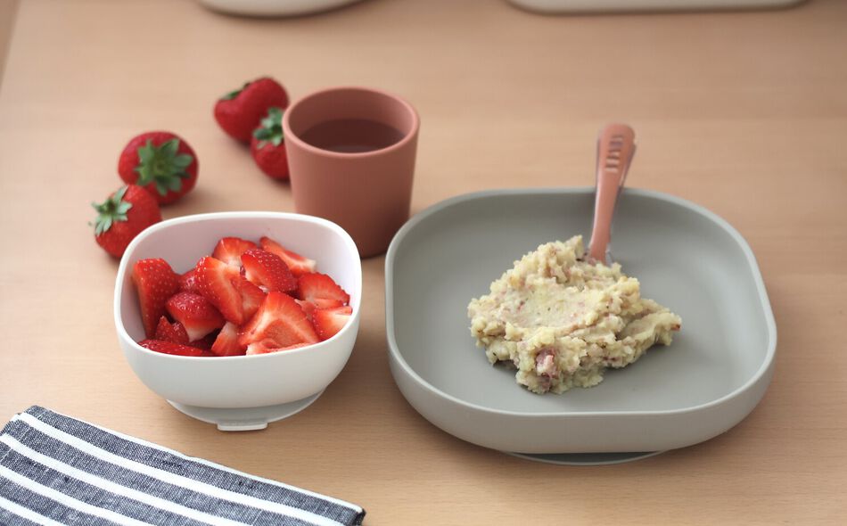 Coffret repas silicone Terracotta