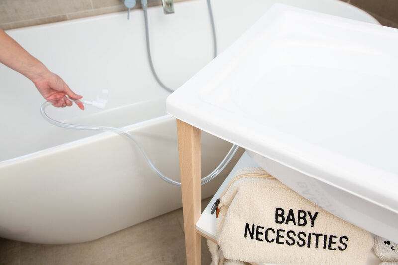 Fasciatoio da bagno bianco naturale