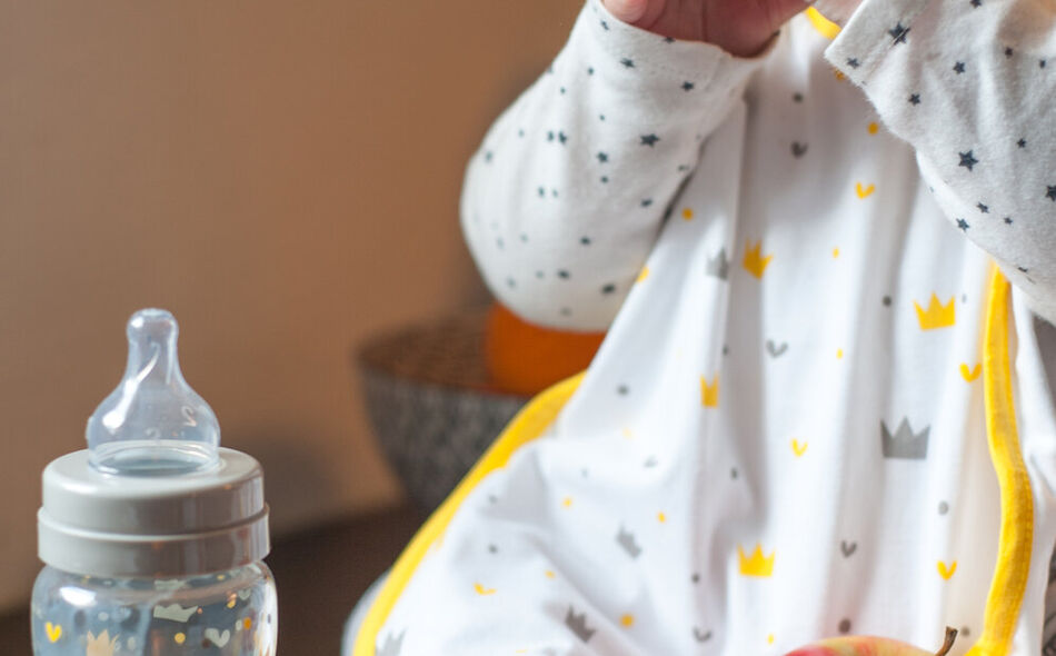 Bavoir coton crowns Bavoir coton crowns