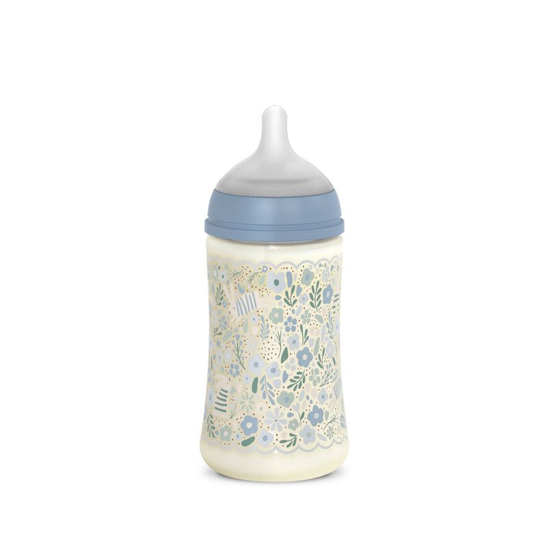 Biberon en polyamide avec t&eacute;tine SX Pro 270 ml d&eacute;bit M Wonderland - Bleu