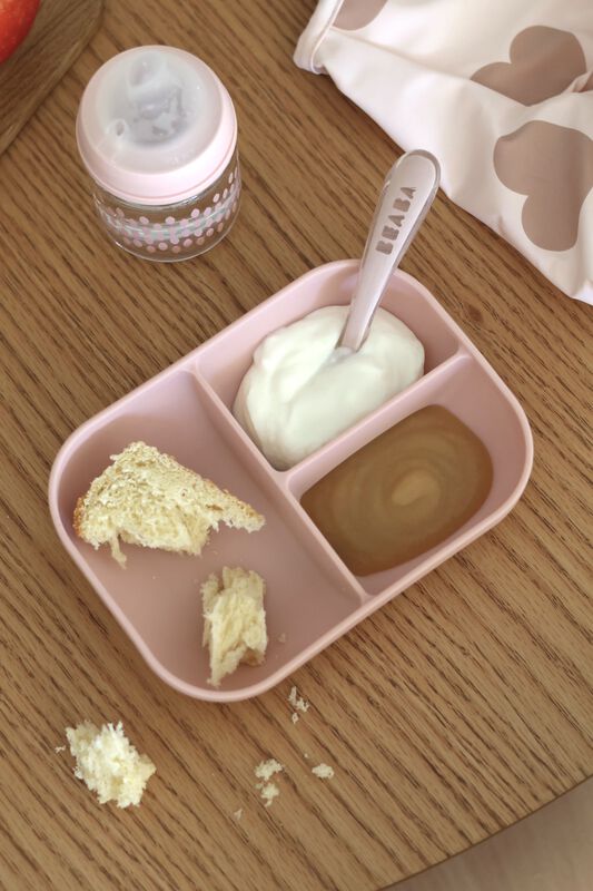 Silikon-Mahlzeitset mit Saugnapf Cotton Candy