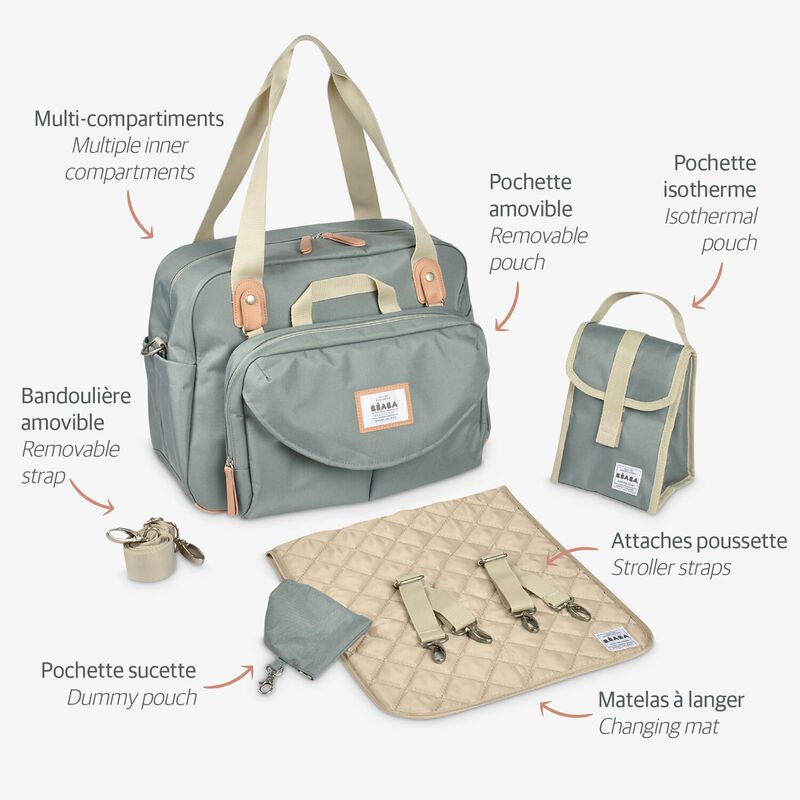Sac &agrave; langer Gen&egrave;ve - Vert sauge