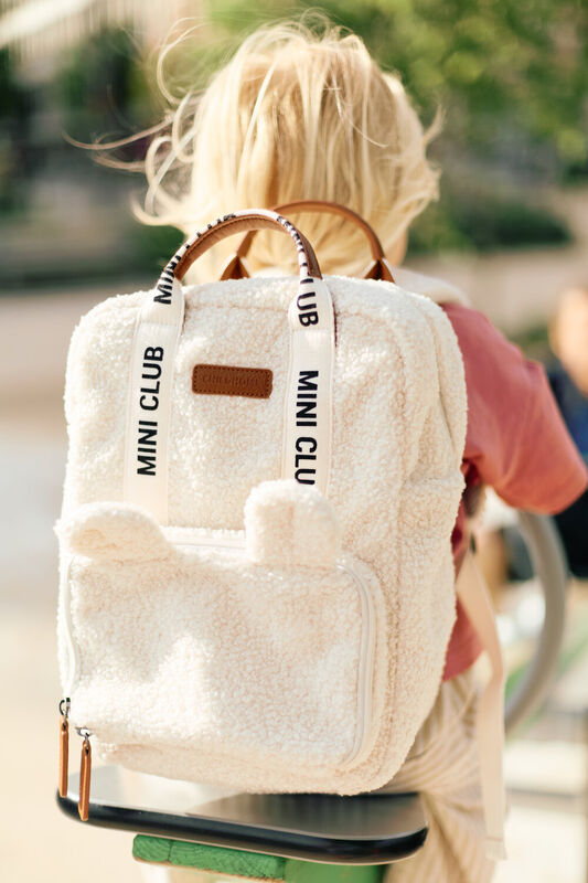 Mini Club Kids Backpack - Signature - Teddy Off White