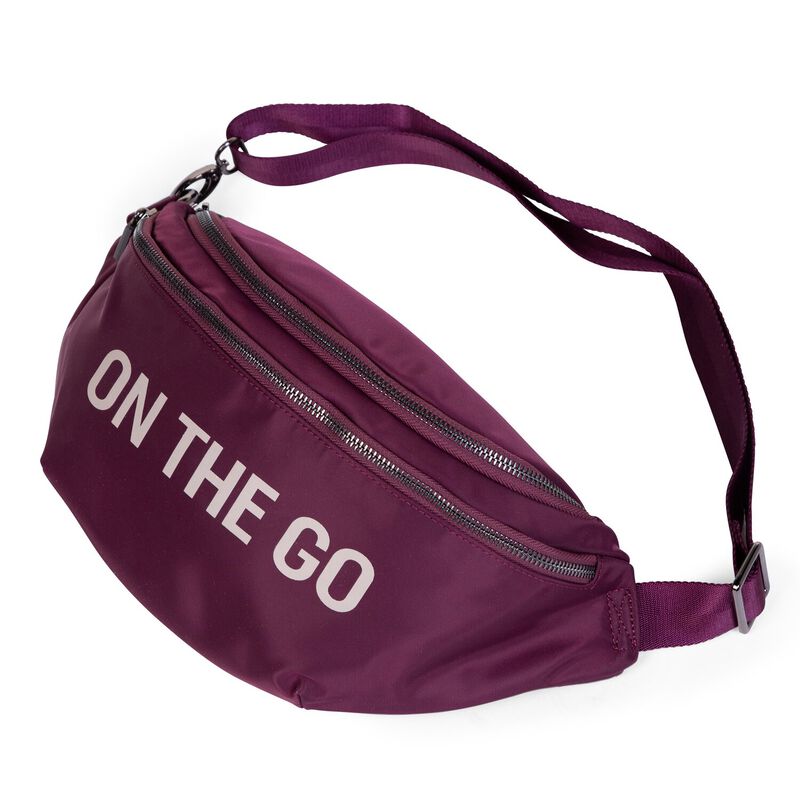 Childhome On-The-Go Belt Bag - Aubergine