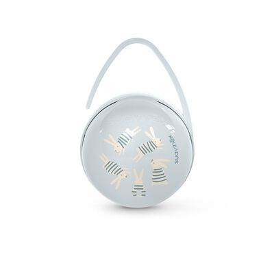 Duo-Schnullerhalter - Bunny Blue