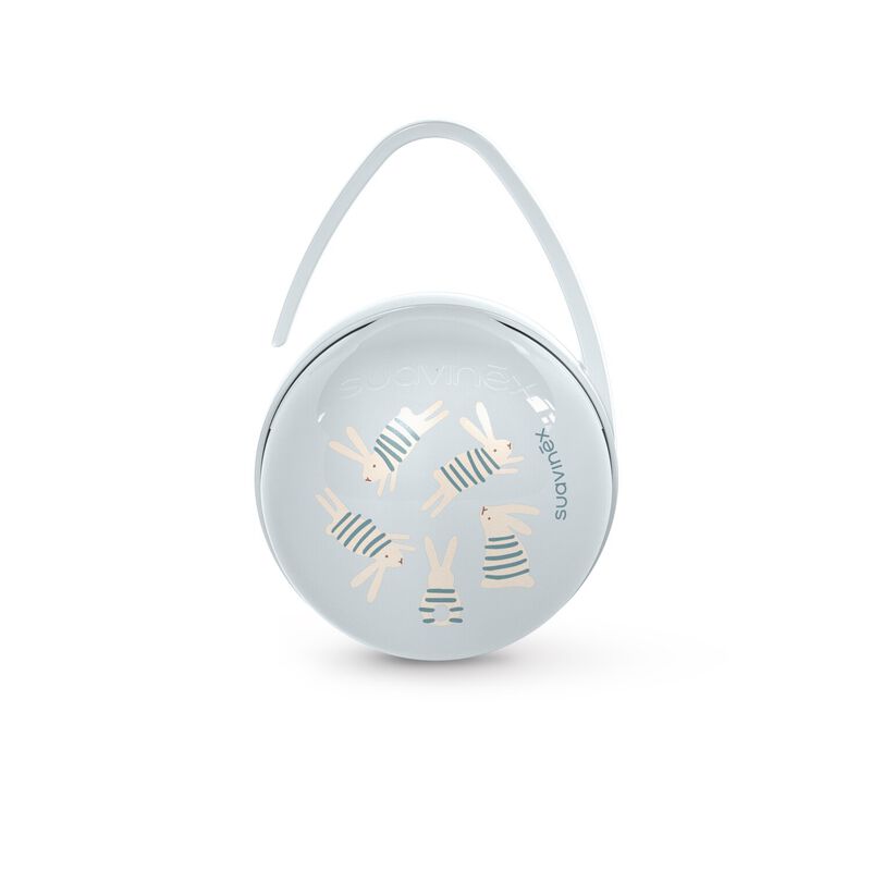 Porte-sucettes duo - Lapin Bleu
