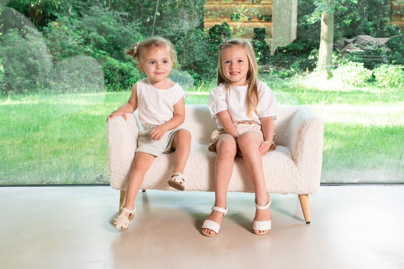 Banco infantil Teddy offwhite