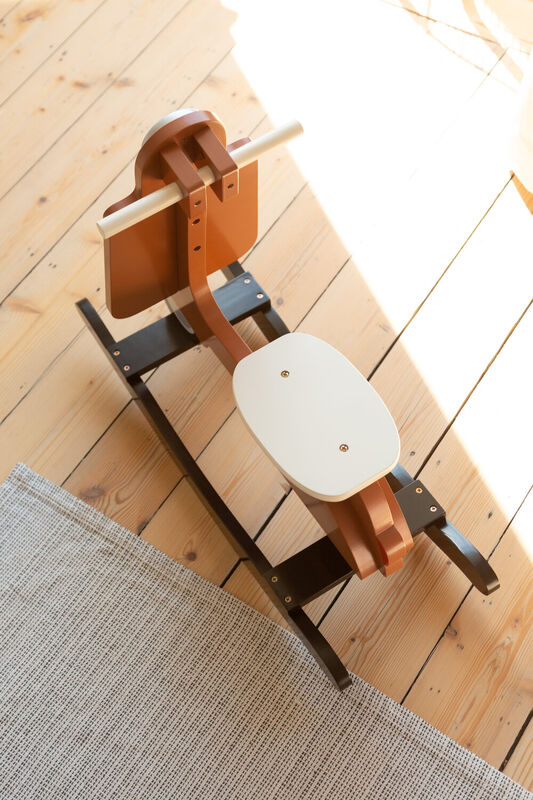 Scooter A Bascule - MDF - Rouille Noir