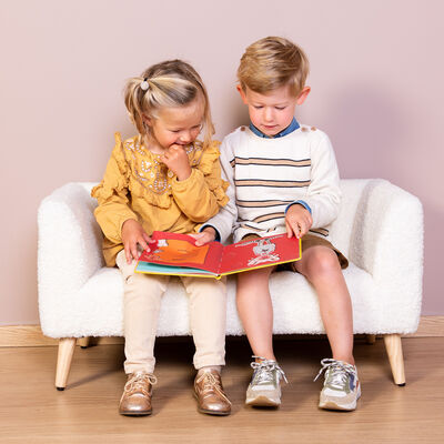 Banc enfant Teddy offwhite