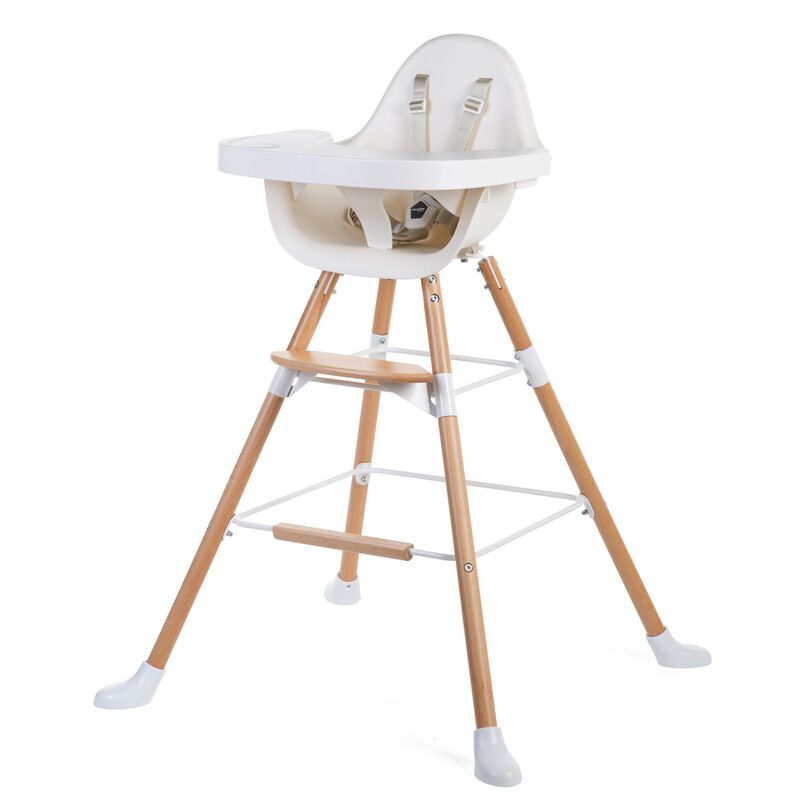 Childhome Evolu Extra Set Long Legs & Footrest - Natural Whi
