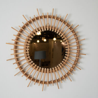 Miroir En Rotin - Fondi - 60 Cm