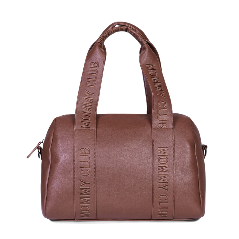 Mommy Club  Sac &agrave; Langer - Signature - Simili - Dark Brown