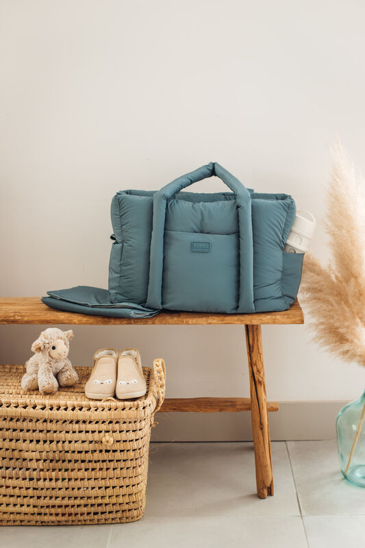 Puffy Paris changing bag Baltic Blue