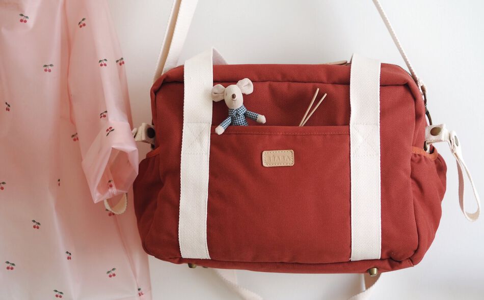 Changing bag Paris brick