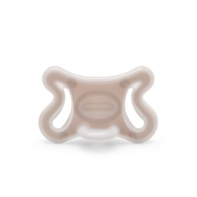 Sucette sym&eacute;trique ZERO.ZERO 0/6m Almond