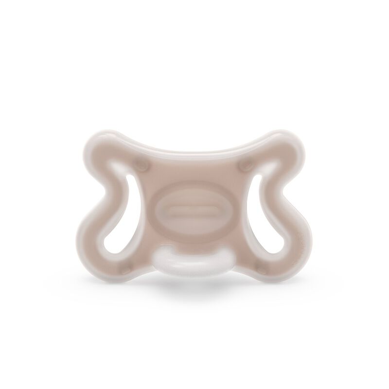 Sucette sym&eacute;trique ZERO.ZERO 0/6m Almond