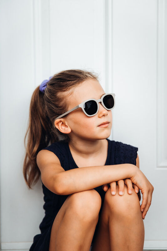 Lunettes 4-6 ans Square Sunny Gris Velours