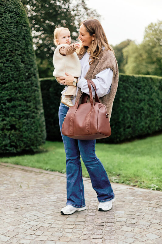Verzorgingstas Mommy Club - Signature - Vegan Leer - Donker Bruin