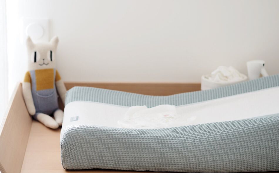 SOFALANGE Cover Cotton Fitted Sheet - Blue