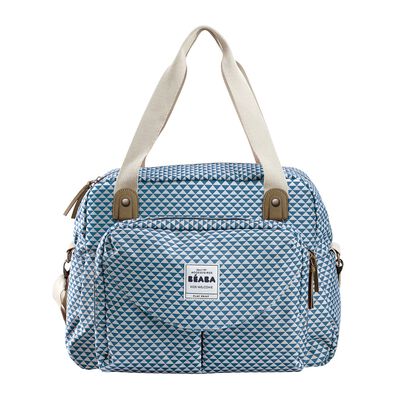 Wickeltasche Geneve II - Playprint blue