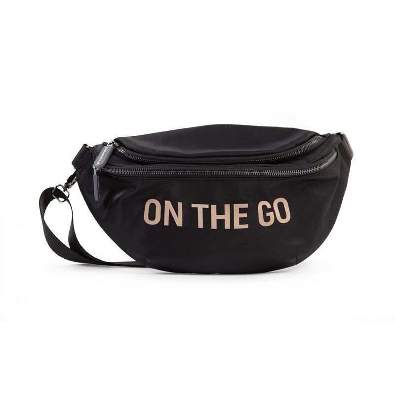 Childhome On-The-Go Belt Bag - Black/Gold