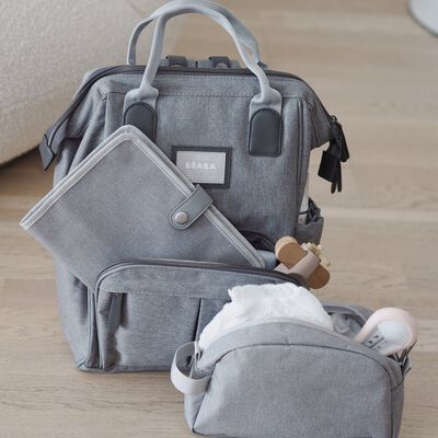 Wickeltasche Wellington heather grey
