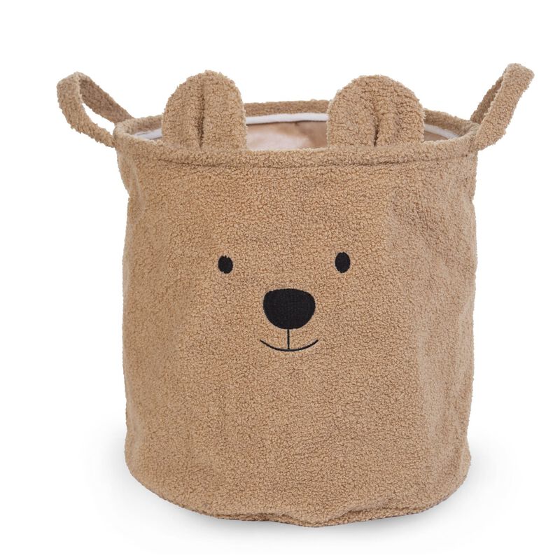 Aufbewahrungskorb - 40x40x40 Cm - Teddy - Braun