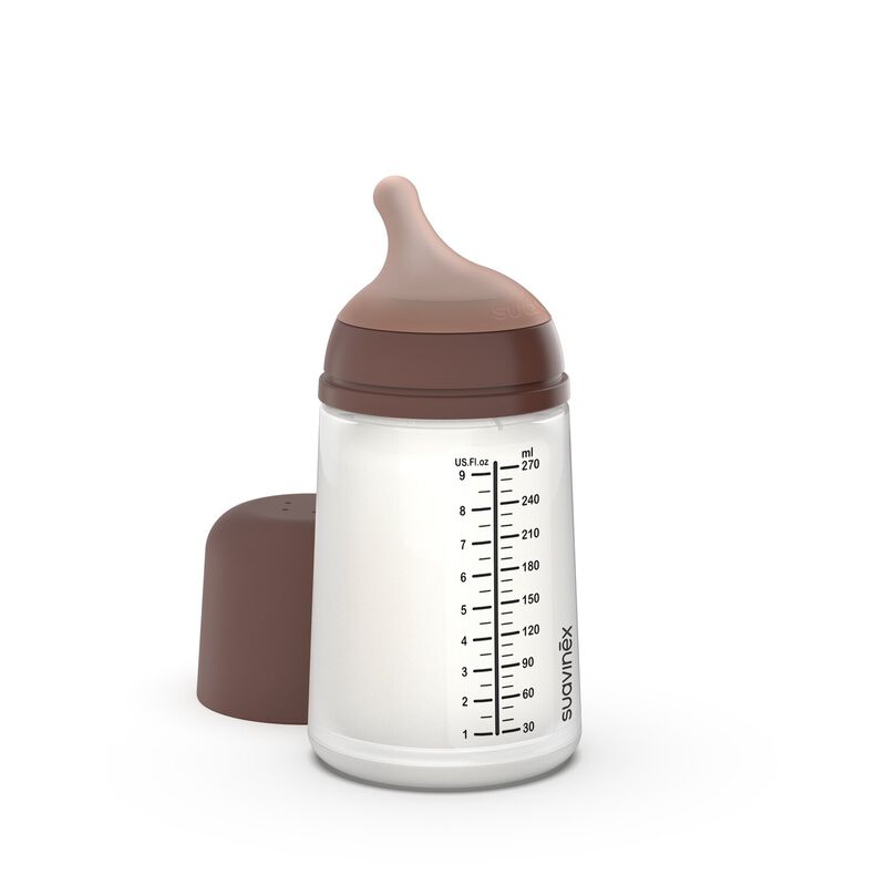 ZERO.ZERO Anti-Kolik Flasche 270 ml - Mittlerer Durchfluss. Caramel