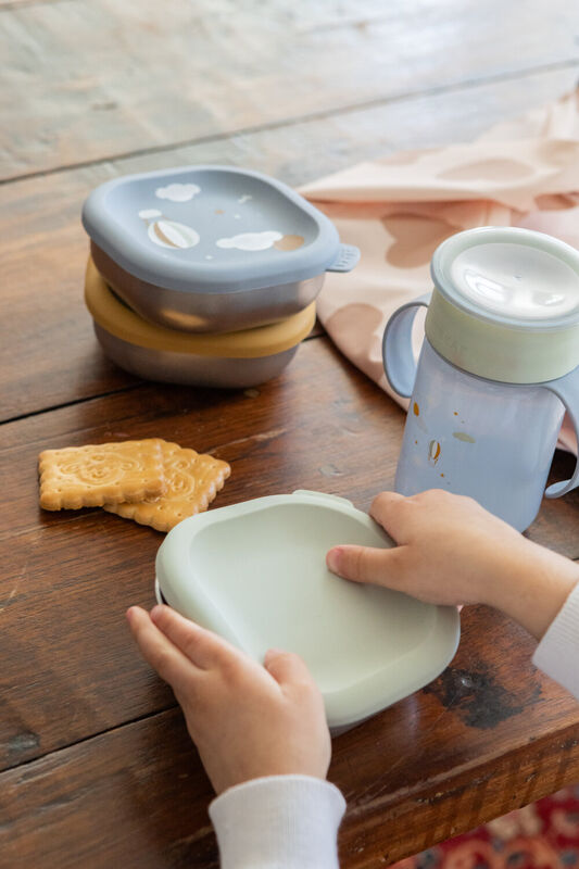Contenitori pasto in acciaio inox per microonde e utilizzo multiplo - Adventure