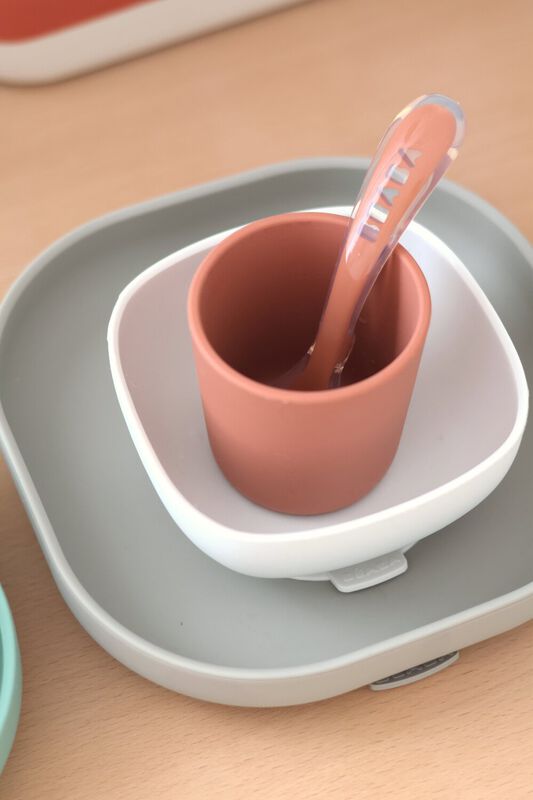 Coffret repas silicone Terracotta