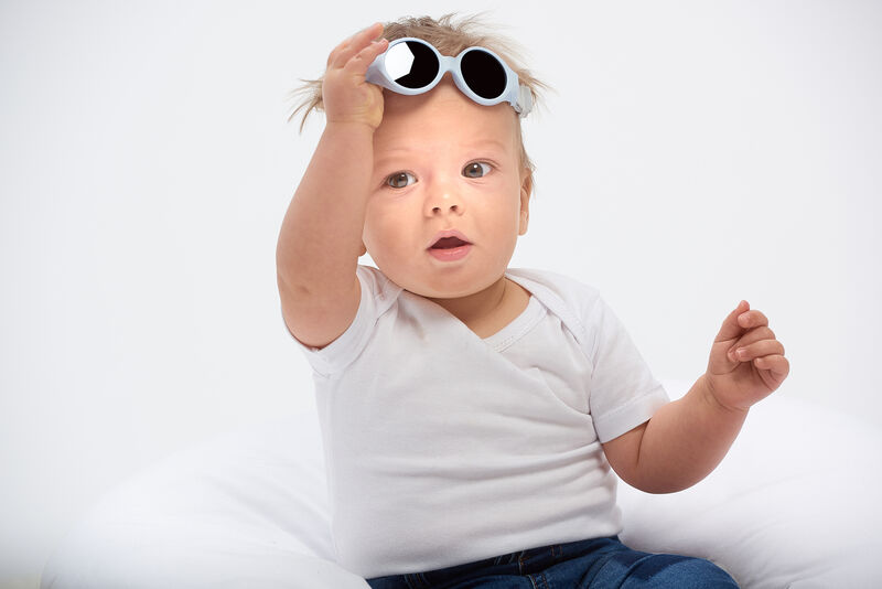 Sunglasses 0-9 months glee pearl blue