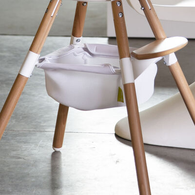 Panier Evolu en maille blanc