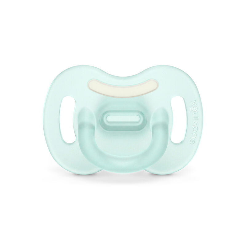 Ciuccio Smoothie SX Pro 6/18M Glow in the Dark (interamente in silicone) - Blue