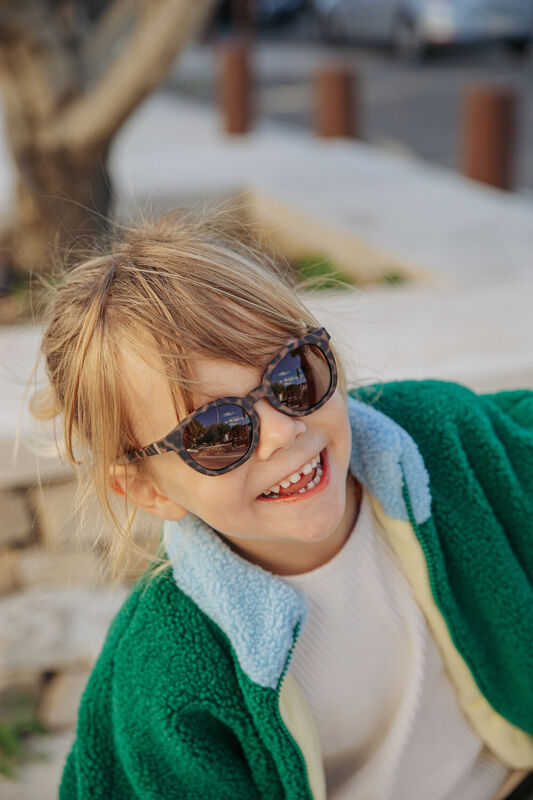 Gafas de sol 2-4 a&ntilde;os SQUARE BRIGHT - Carey Leopardo
