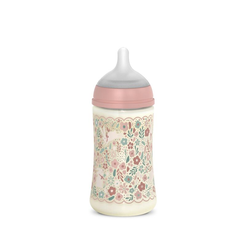 Polyamide feeding bottle with SX Pro teat 270 ml flow rate M Wonderland - Pink