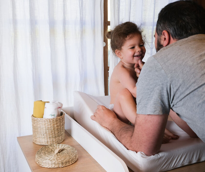 Matelas &agrave; langer inclin&eacute; Sofalange&reg; Blanc
