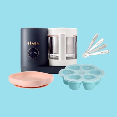 Beaba Starting Solids Homemade Baby Food Maker Set - Sky