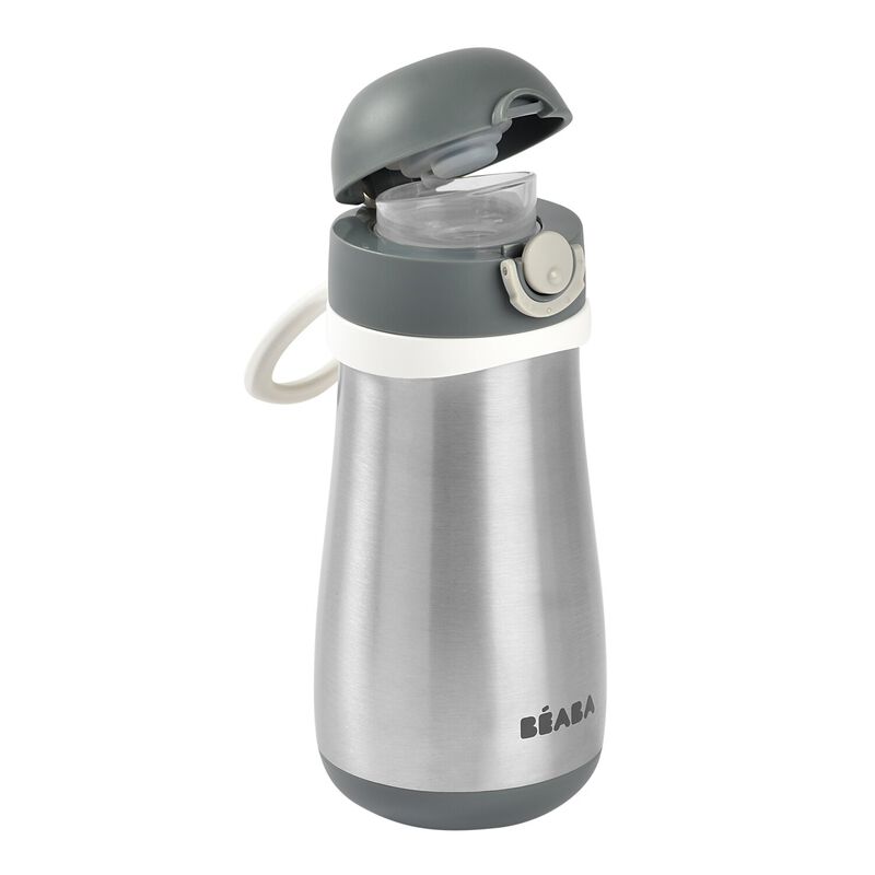 Stainless steel bottle 350 ml mineral grey