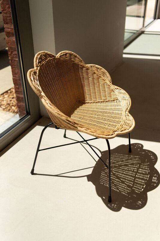 Silla para ni&ntilde;os Flower rattan