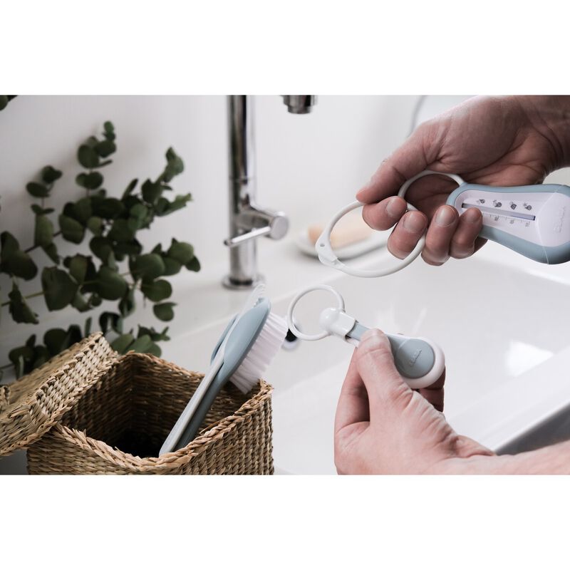 Set accessoires de toilette Bleu vert