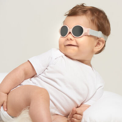 Sunglasses 0-9 months glee chalk pink