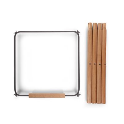 Evolu gambe extra lunghe Legno / Antracite